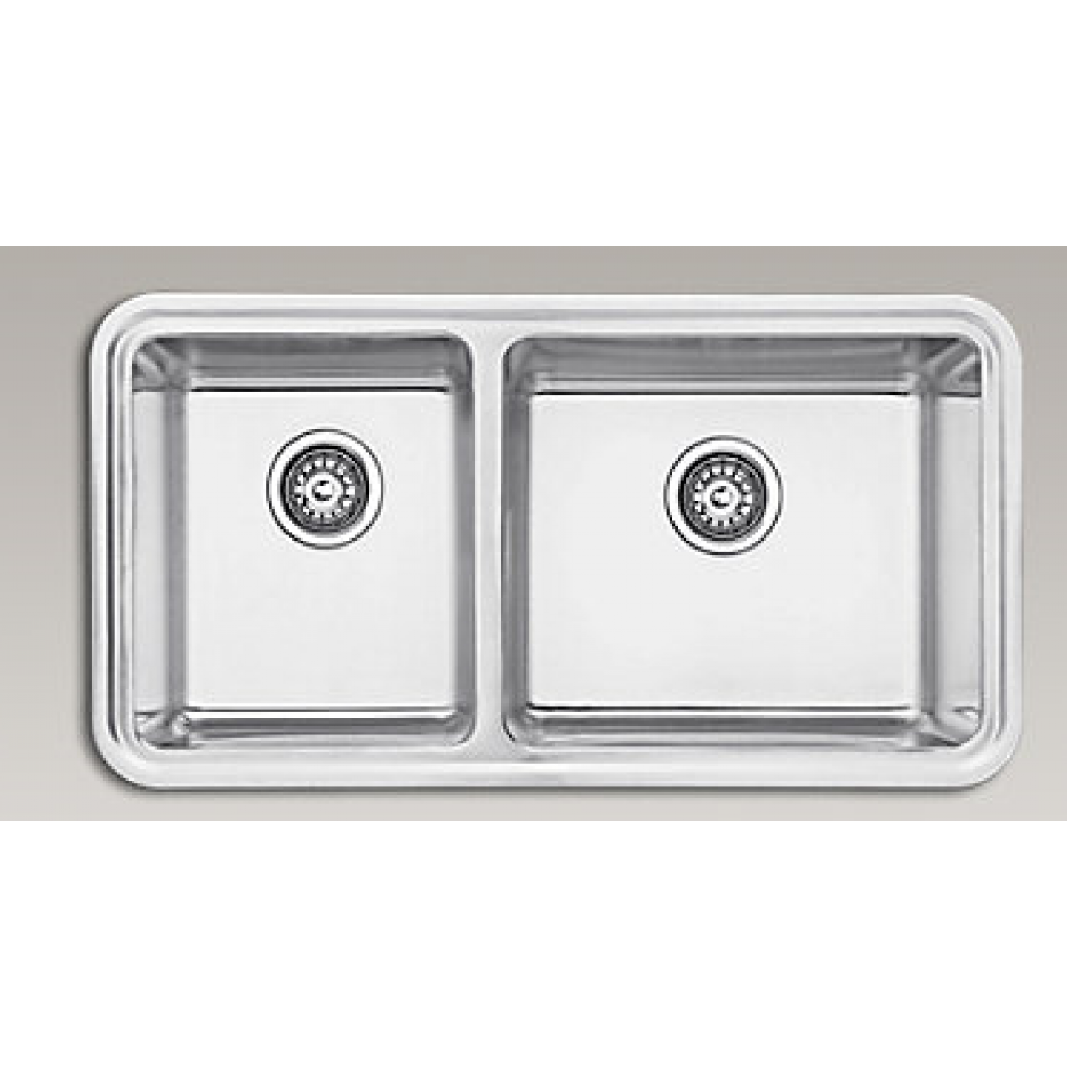 Kohler PROLOGUE K-3664T-H-NA 雙槽廚盆 (不銹鋼) 台上/台下雙用